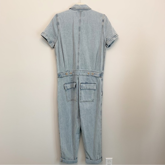 Signature8 Short Sleeve Denim Jumpsuit Size S/M - Picture 10 of 16
